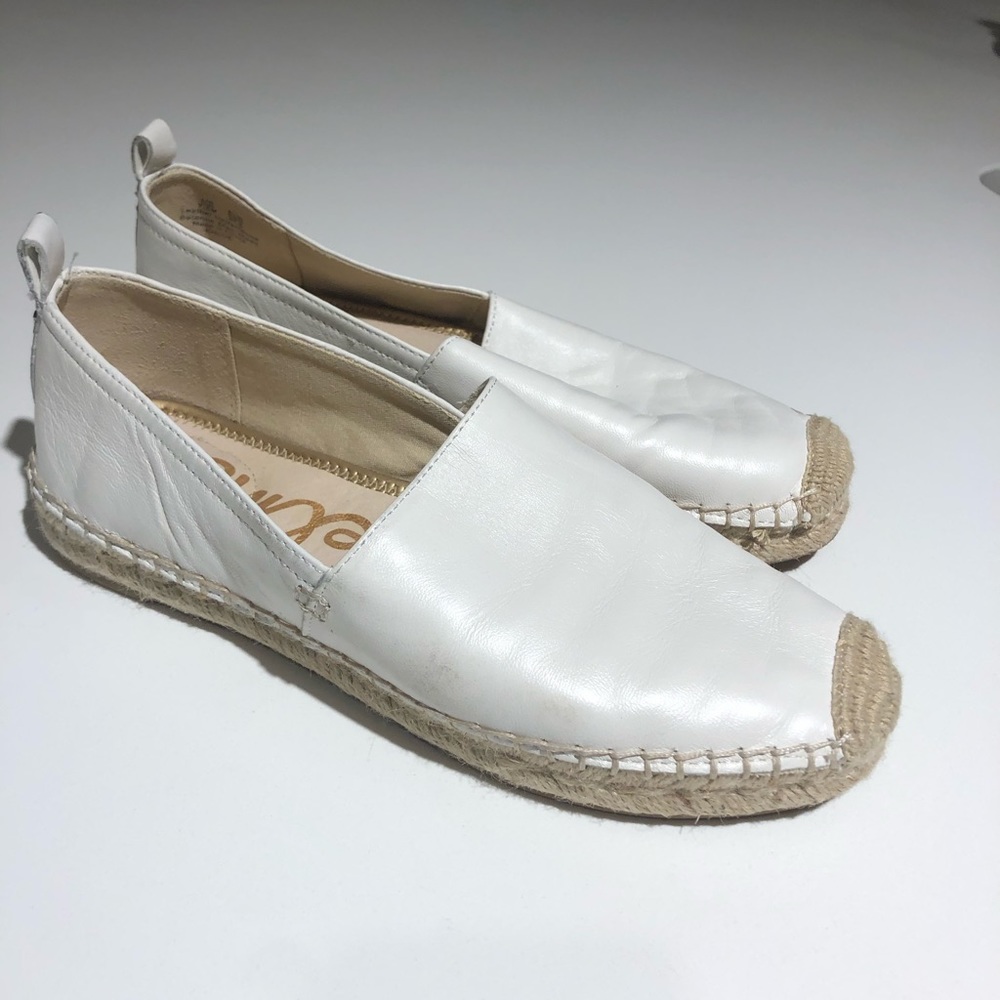 Sam Edelman White Espadrilles